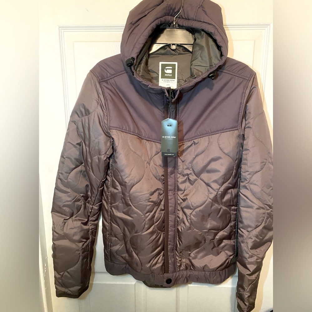 New G- STAR RAW men’s military inspired winter jacket size MED